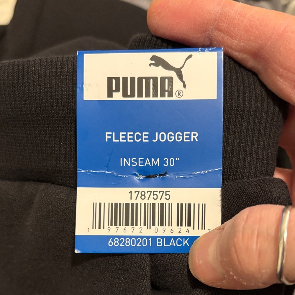 Puma Men's Black Joggers - Picture 2 of 2